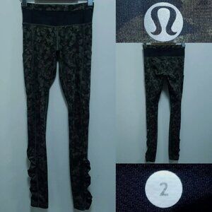 Lululemon Speed Mystic Jungle Tight III All Full-On Luxtreme XXS 2 Leggings